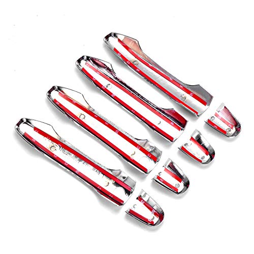 Dreamseek 8Pcs 4 Door Handle Cover for Honda CR-V CRV 2012-2016, Civic 2012-2015 Exterior Chrome Molding Trim,9th Gen (w/Smart Keyhole) by Dreamseek - Used condition - Image 3