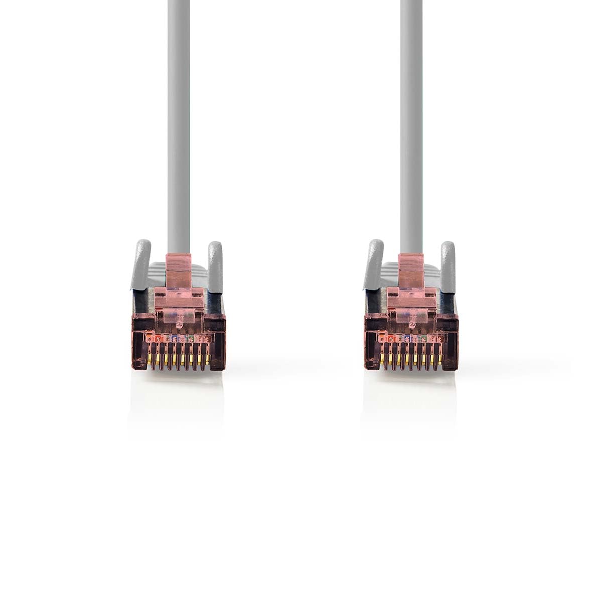 NEDIS Cavo Cat 6 | RJ45 (8P8C) maschio | RJ45 (8P8C) maschio | S/FTP | Tondo | PVC | Etichetta 7.50 m Bianco