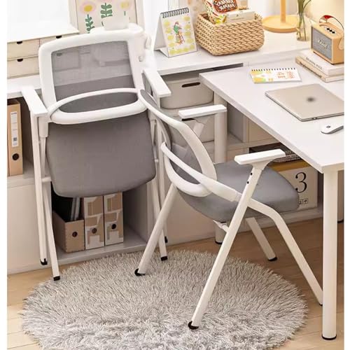 Cadeira De Escritório De Malha Ergonômica Cadeira De Computador Moderna Com Apoios De Braços Móveis,