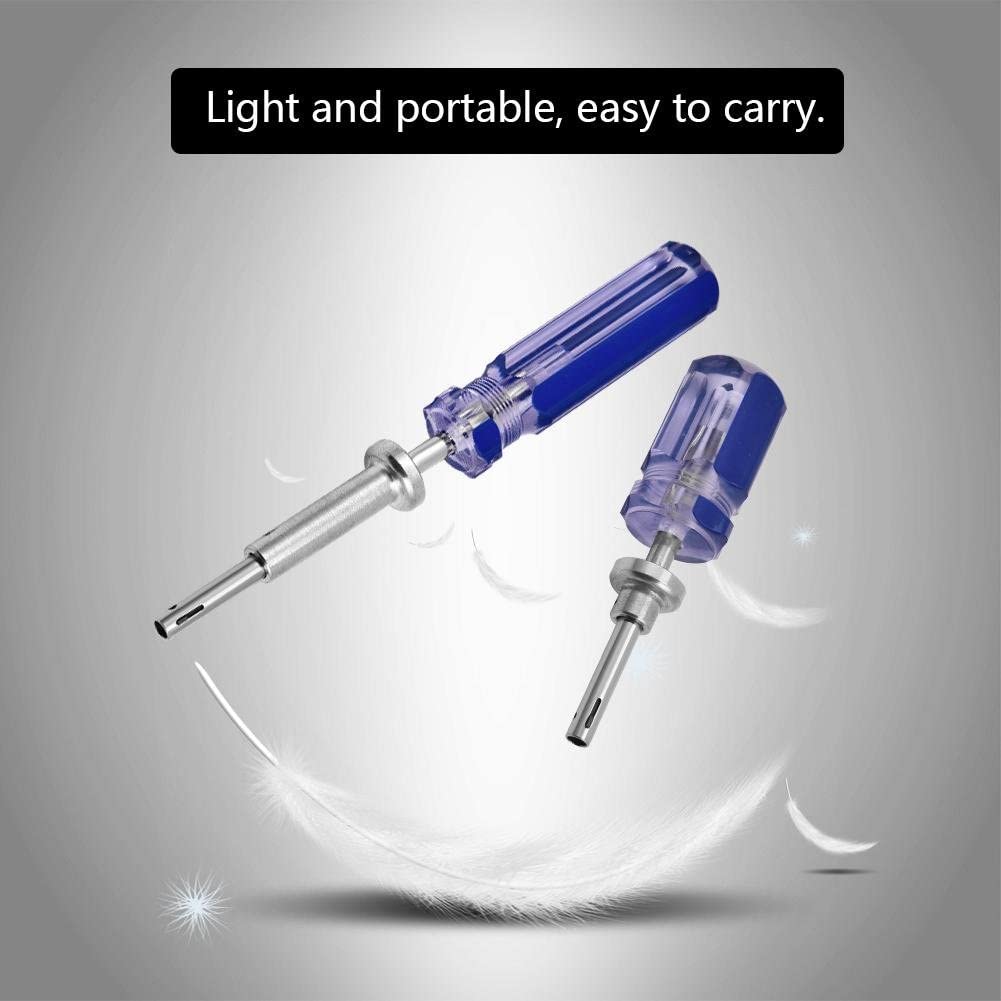 Flushbay Cable TV Terminator Tool 4 Inch +7 Inch CATV Cable Locking and Unlocking Terminator Tool 75Ohm Bump Key Cable TV Anti-Theft Lock Key for TV Boxes Cable