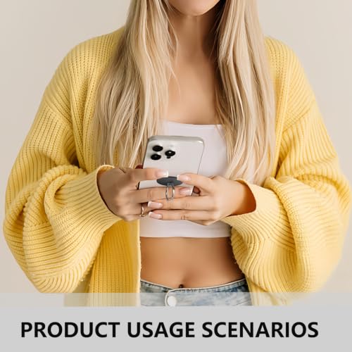 Image of 10 Pcs Mobile Ring Holder Phone Gripper Holders, Phone Holder for Hand | 5 Color Golden /Rose Gold /Silver /Black /Pearl Red, Stick It On The Back Of The Phone, 360Degree Rotation, One-Handed Operation