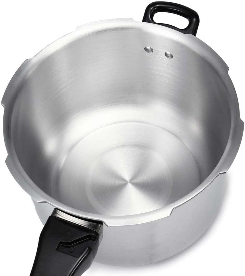 3/4/5L Aluminium Alloy Pressure Cooker,Household Soup Meats Pot,Faster Cooking& Safety Protection, for Gas Stove Induction Cooker(22cm/8.66inch, 5.0L)