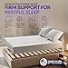 Greaton, Wooden Twin Bed Slats for Support Under Mattress – Replacement Wood Slats for Twin Size Bed Frame – Under Mattress Support Without Extra Height – 3.38 Standard Width