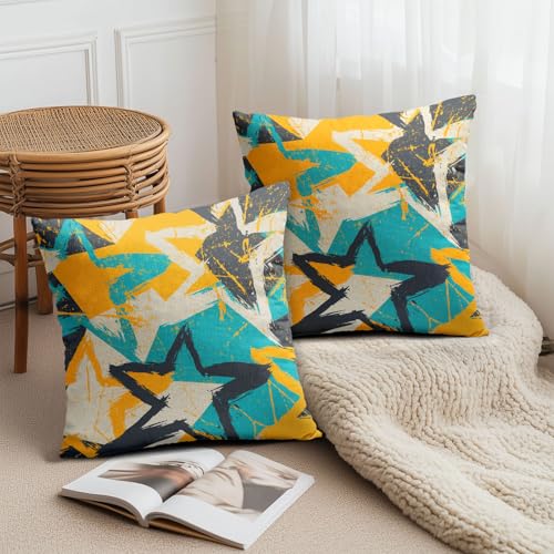 PAKAZA �N�b�V�����J�o�[ �J���t���Ȑ� �G�l���M�b�V���ȍ\�� ���h ������� �A�[�g �C���e���A ���j�[�N ���_�� ��Ҍ��� 30×30cm 2���Z�b�g ���ȕ\�� �N���X�}�X �M�t�g �a���� �k�� ���̂� ��̓� �W�� �M�������[ ���� �J�t�F �z