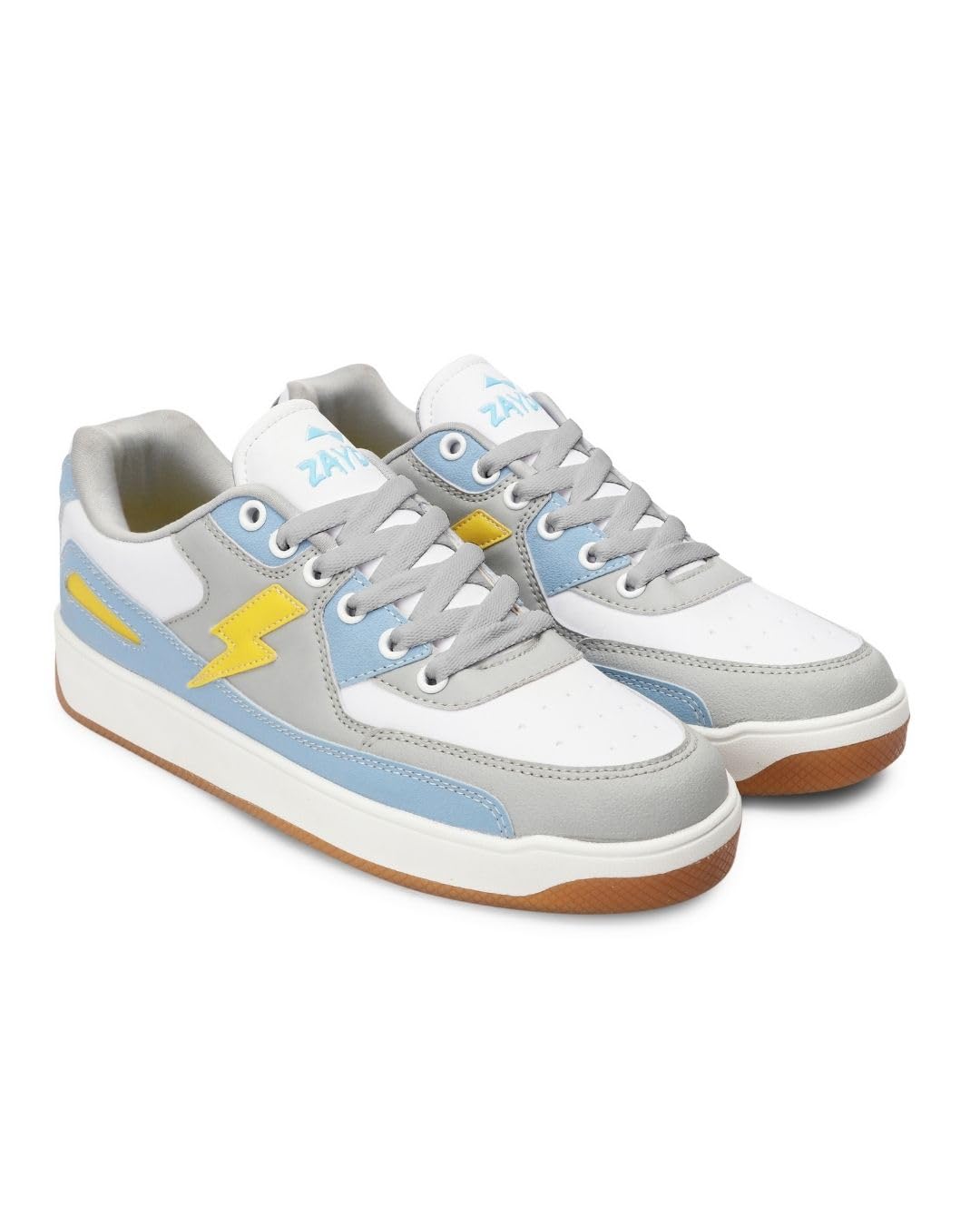 Zaydn Fonzy Sea Blue Casual Sneaker for Men (9 UK) | Soft Cushioned Insole & Lightweight | Stylish Lace-Up Shoes with Casual Outfits | Trendy Sneakers | Shoes for Man | Low Top Sneaker Shoes (B0D7ZWC58M) Amazon Price History, Amazon Price Tracker