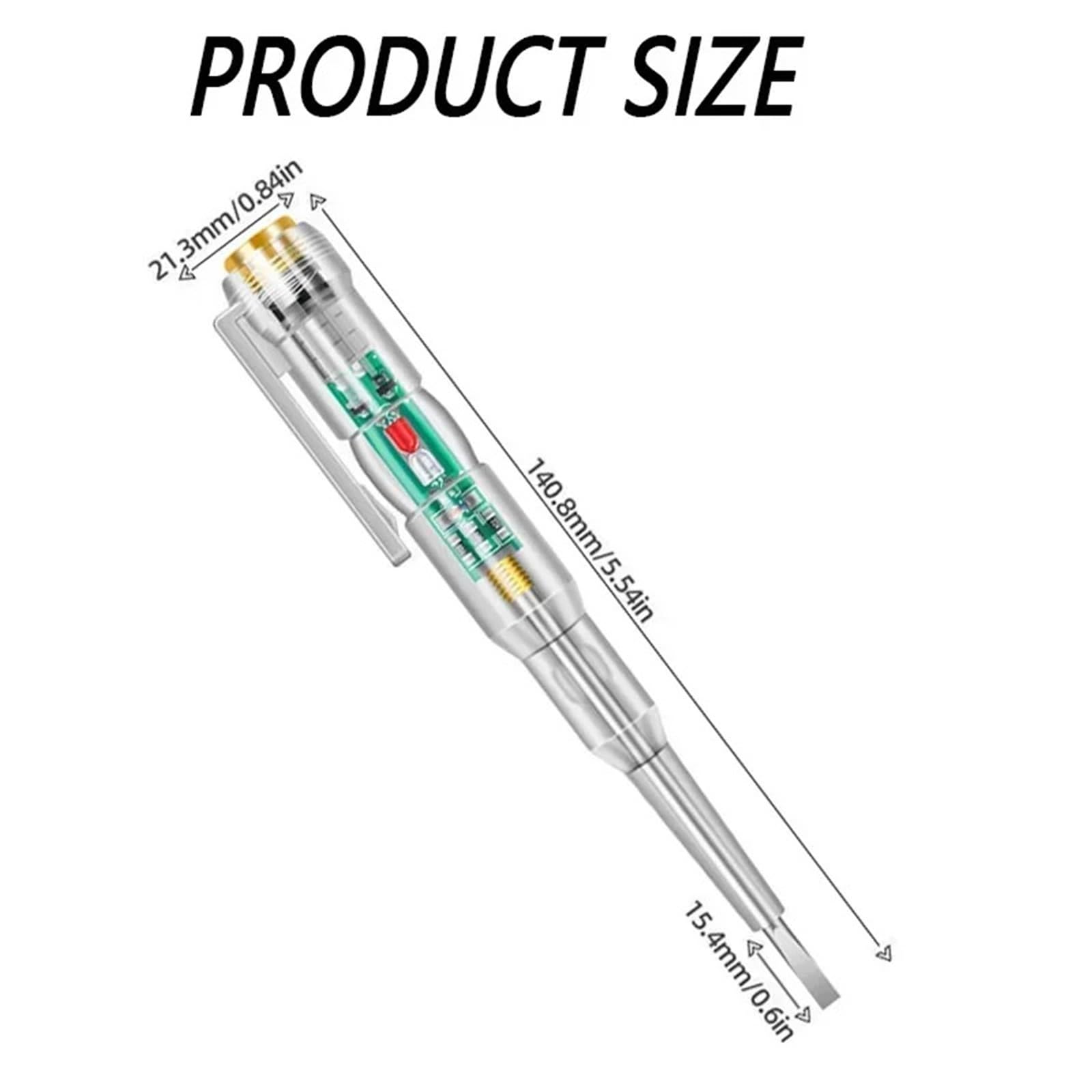 Stylo testeur de tension 24/70-250 V, lot de 1/2/3 pièces, détecteur de puissance à induction, indicateur électrique, tournevis, outils indicateurs(3pcs)