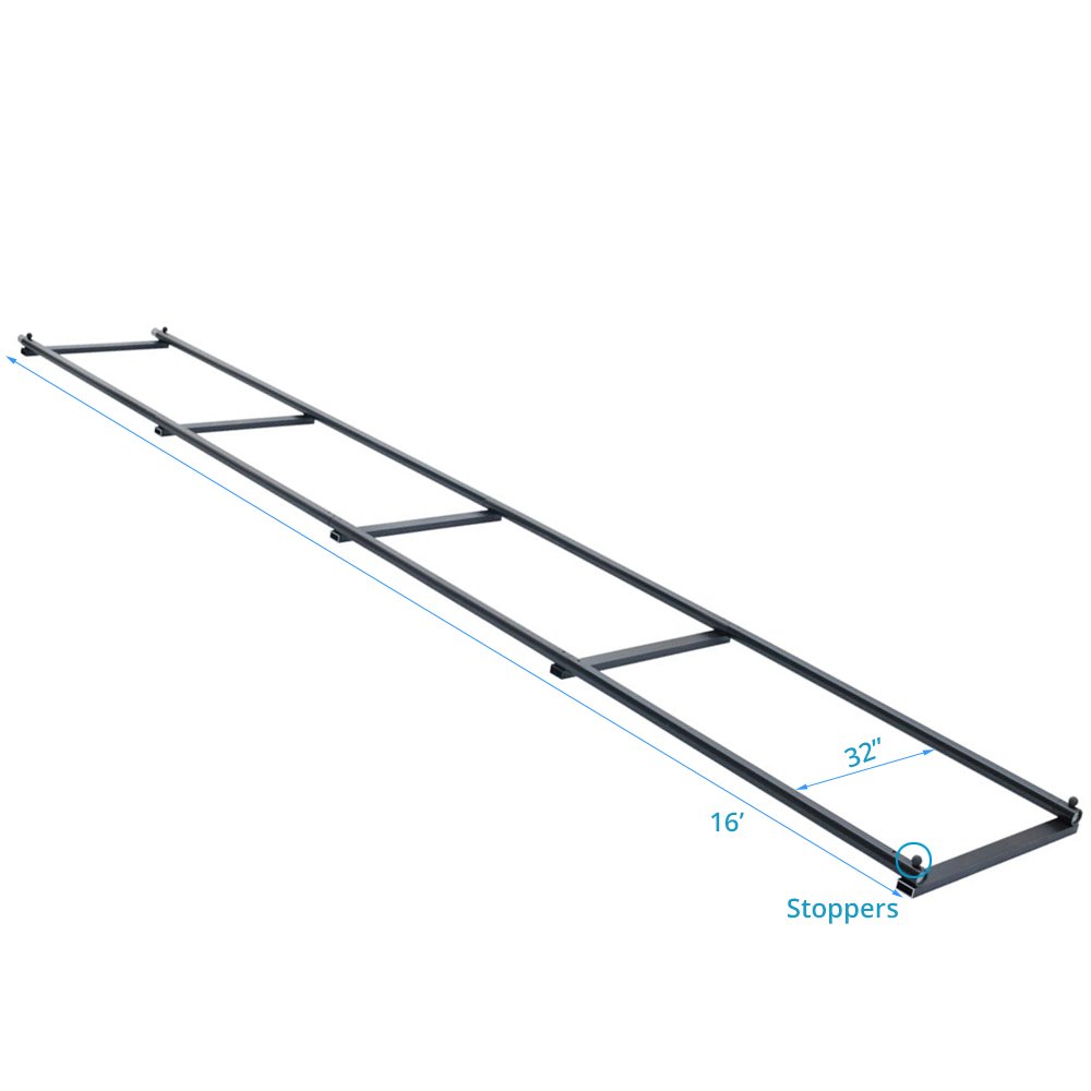 PROAIM 16ft Heavy Duty Kamera Dolly Track für stativ, Dolly, Auslegerkräne bis zu 800kg/ 1763lb Nutzlast | Aluminium Rail System für DSLR-Videocamcorder + Tragetasche (TRK-16-32)