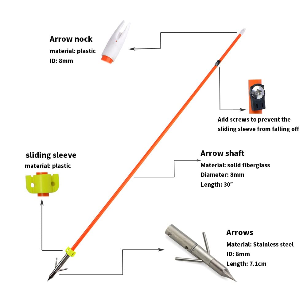 Bogenschießen Bowfishing Rolle Set Bogenschießen Angeln Pfeil Set Bogen Angeln Spincast Rolle Bogenschießen Bogen Angelrolle Glasfaser Pfeil Bogenschießen Bogen Angeln Jagd Pfeil