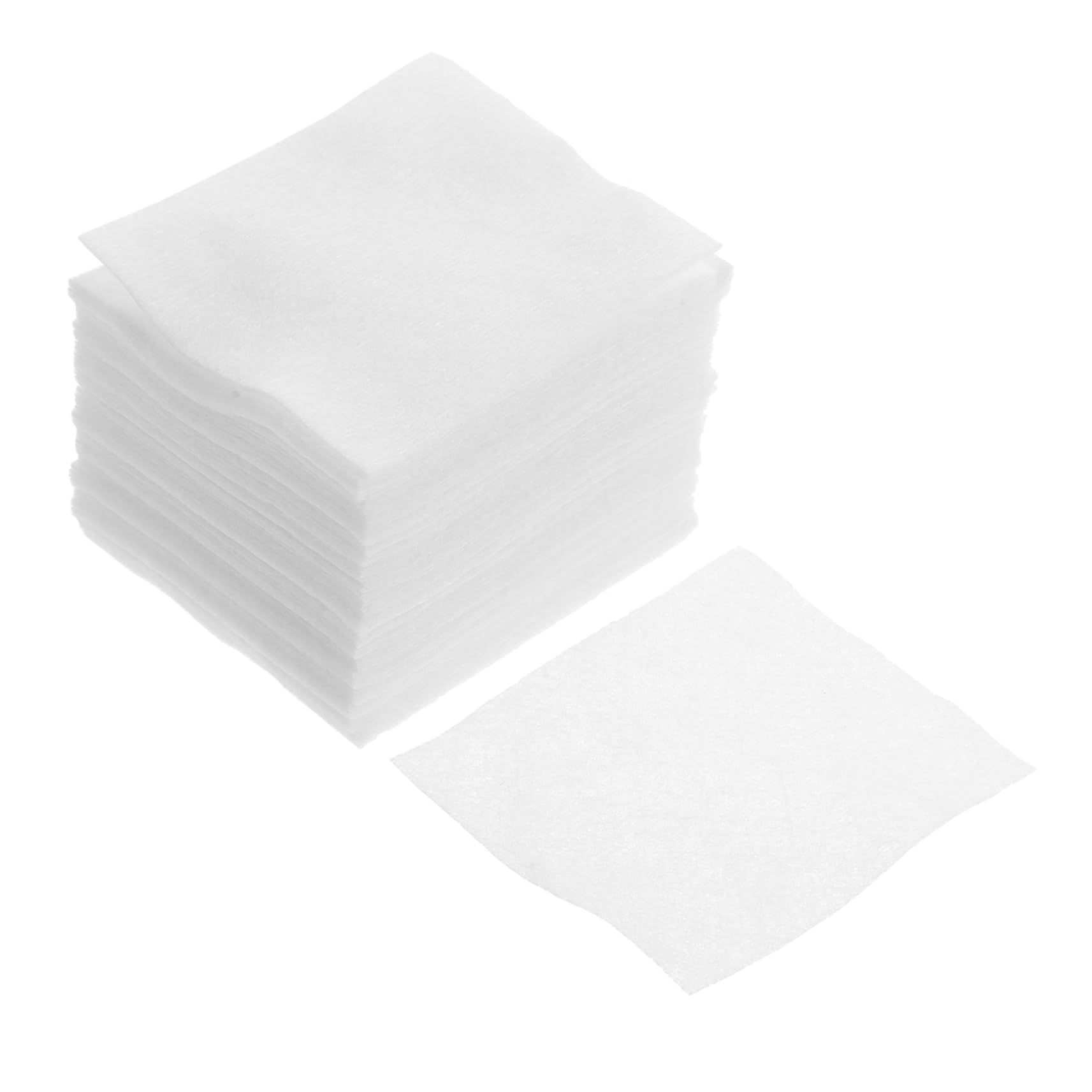 FRCOLOR Gentle Comfortable 1000pcs Non-Woven Fabrics Makeup Remover Pads Single Layer Design for Easy Makeup Removal Random Style