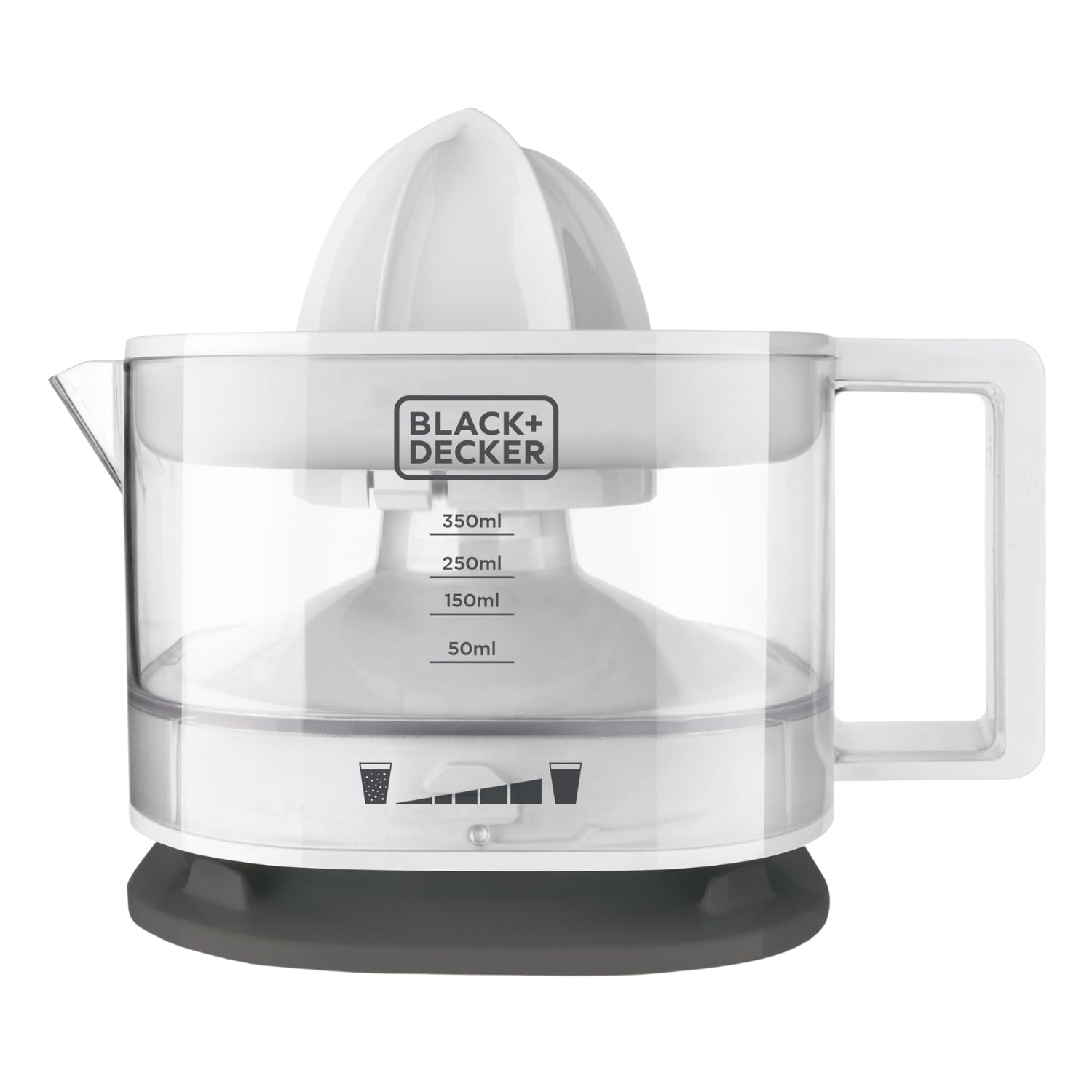 BLACK+DECKER BXCJ25E Juice extractor 25 W Grey,Transparent,White