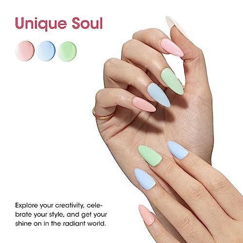 Set de esmaltes en gel GELLEN 6 colores tonos candy miniatura 2