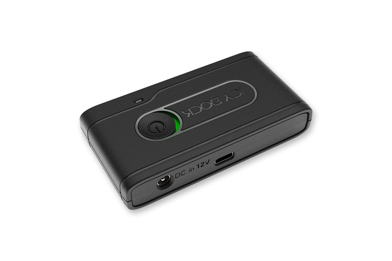 Icy Dock Adattatore SSD NVMe USB - 1x 2.5 U.2 NVMe SSD a USB 3.2 Gen2 10Gbps Adattatore convertitore compatibile con Thunderbolt 4 Black con cavo incluso - EZ-Adapter Ex MB931U-1VB R1