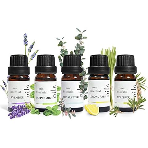 5 Pack Organic Essential Oils Gift Set Cover