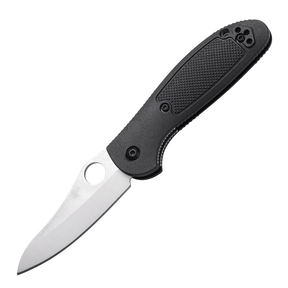 Klappmesser mit 440C-Edelstahlklinge, Nylon-Glasfaser-Griff, 17 cm Gesamtlänge, 7,2 cm Klinge, Mehrere Farben (Stil 01)