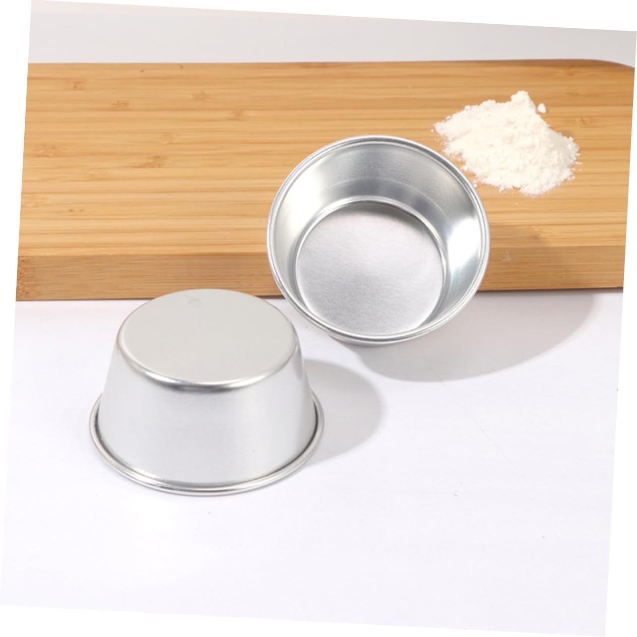 3piezas Moldes Prácticos Para Hornear Tartas y Pasteles Inoxidable No Deforma No Rayan y Antiadherentes