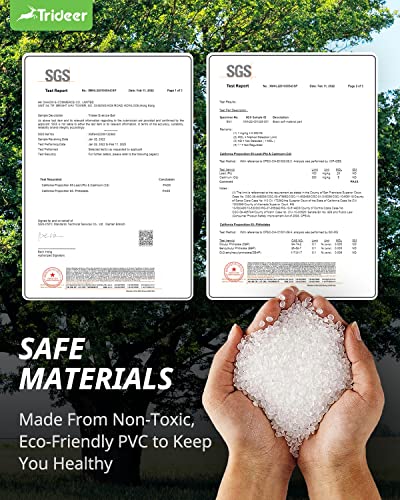 Trideer Exercise Ball Yoga Ball - Non-Slip Bumps & Lines Designed Exercise Balls For Working Out, Anti-Burst Swiss Ball For Fitness, Stability, And Balance, Home Workout Equipment Or Office Ball Chair #TOP5