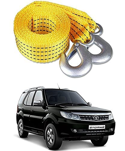 Tow Rope,Car Tow Rope (Up 5 Ton) 5 Meter Tow Belt Towing Pull Strap ...