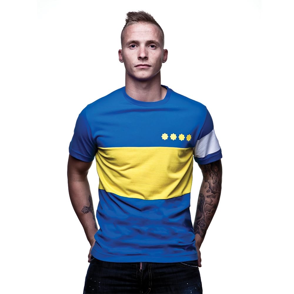 COPA - T-Shirt - Uomo - Boca Capitano - Giallo - 100% Cotone