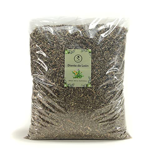 Diente de León Seco para Infusión 100% Natural – Raíz y Hojas de Taraxacum – Té Detox Adelgazante en Bolsitas o a Granel (500 g, Diente de León)
