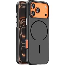 iPhone 17 Pro Uyumlu Manyetik  arj  zellikli Metal Tu lu  k Kapak