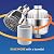 AquaBliss SF100 High Output Revitalizing Shower Filter & TurboSpa 3 Inch High Pressure Shower Head w/Flow Restrictor w/AquaBliss Replacement Cartridge SFC100 High Output Multi Stage Shower Filter