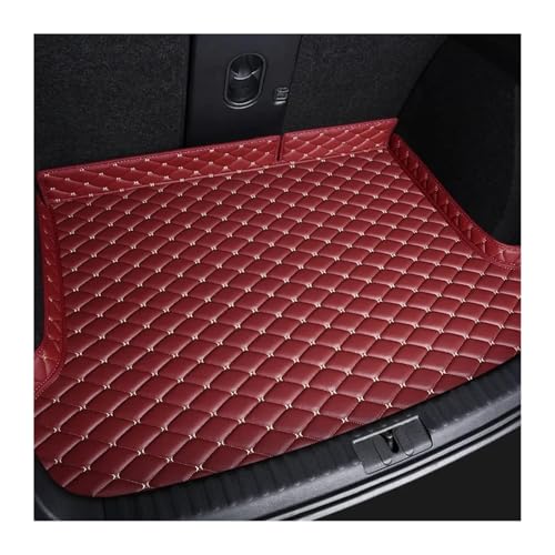Tapis de coffre pour Q7 étanche et résistant couleur lie de vin pour modèle 5 places