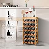 Zoom IMG-1 vasmia portabottiglie in bamb naturale Zoom IMG-1 vasmia portabottiglie in bamb naturale