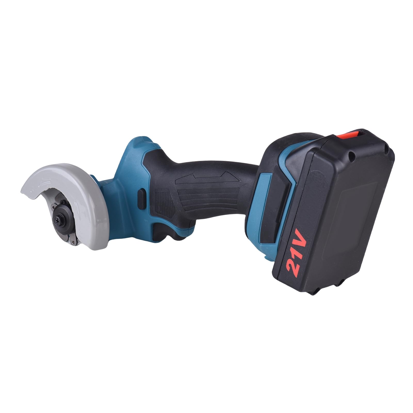 Jiawu Outil de Coupe avec Scie Circulaire sans Fil pour Canaux en Bois en Métal en Marbre avec Poignée Non Glisse et Lumière LED pour les Amateurs et les Professionnels du Bricolage (Scie circulaire