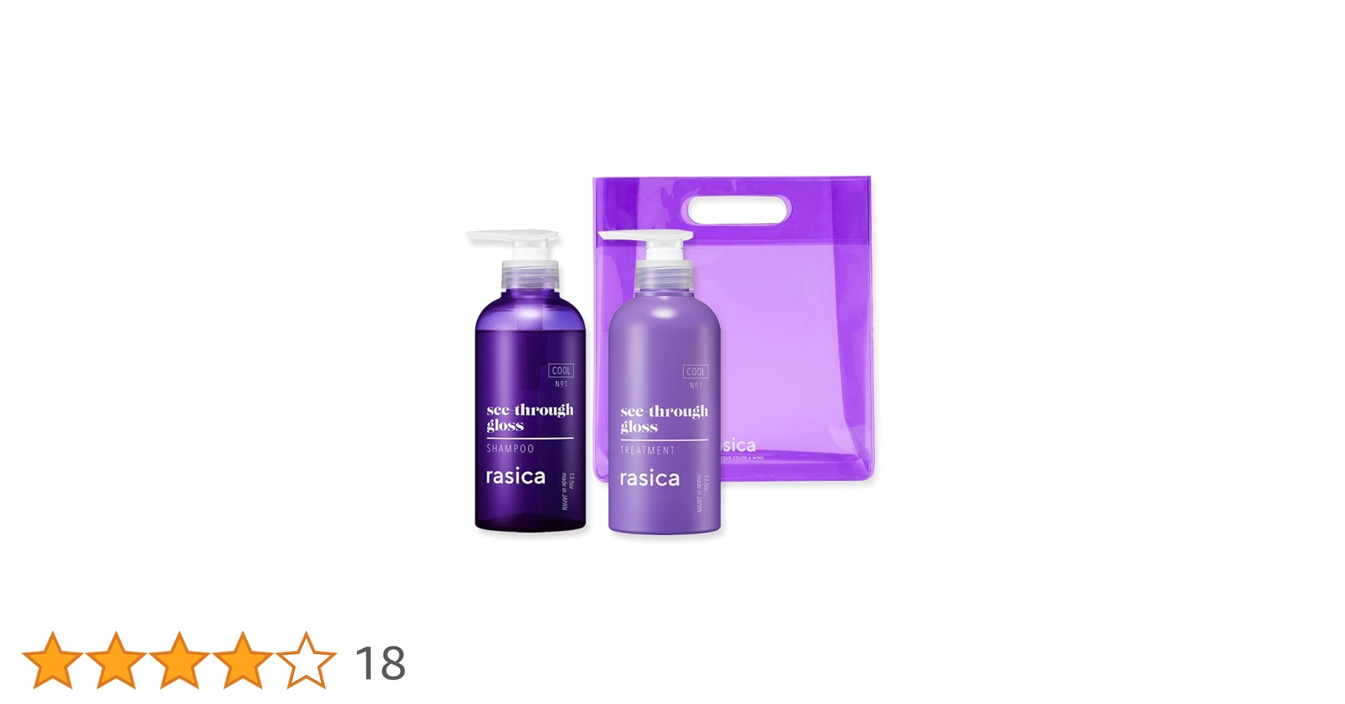 【新品未開封】rasica see through gloss 1000ml rasica see through gloss 1000ml