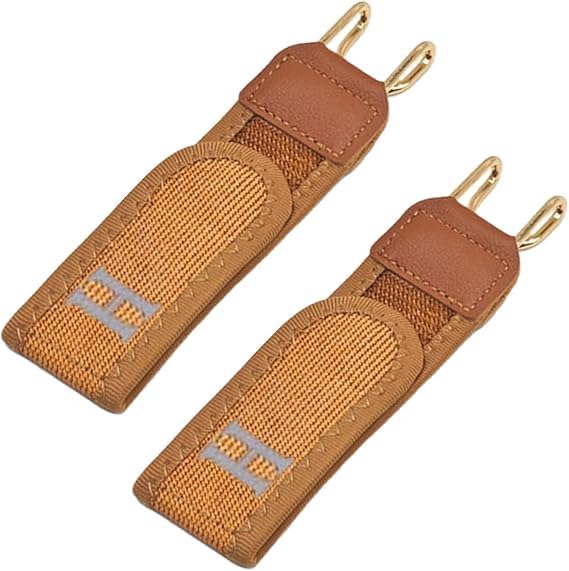 nhcdfa 2PCS No Buckle Belt for Men, Buckle Free Belt with Adjustable Design for Daily Wear, Brown Letter Pattern Belt Extension Set of Two, Comfortable and Easy to Use Waistband-picture-32