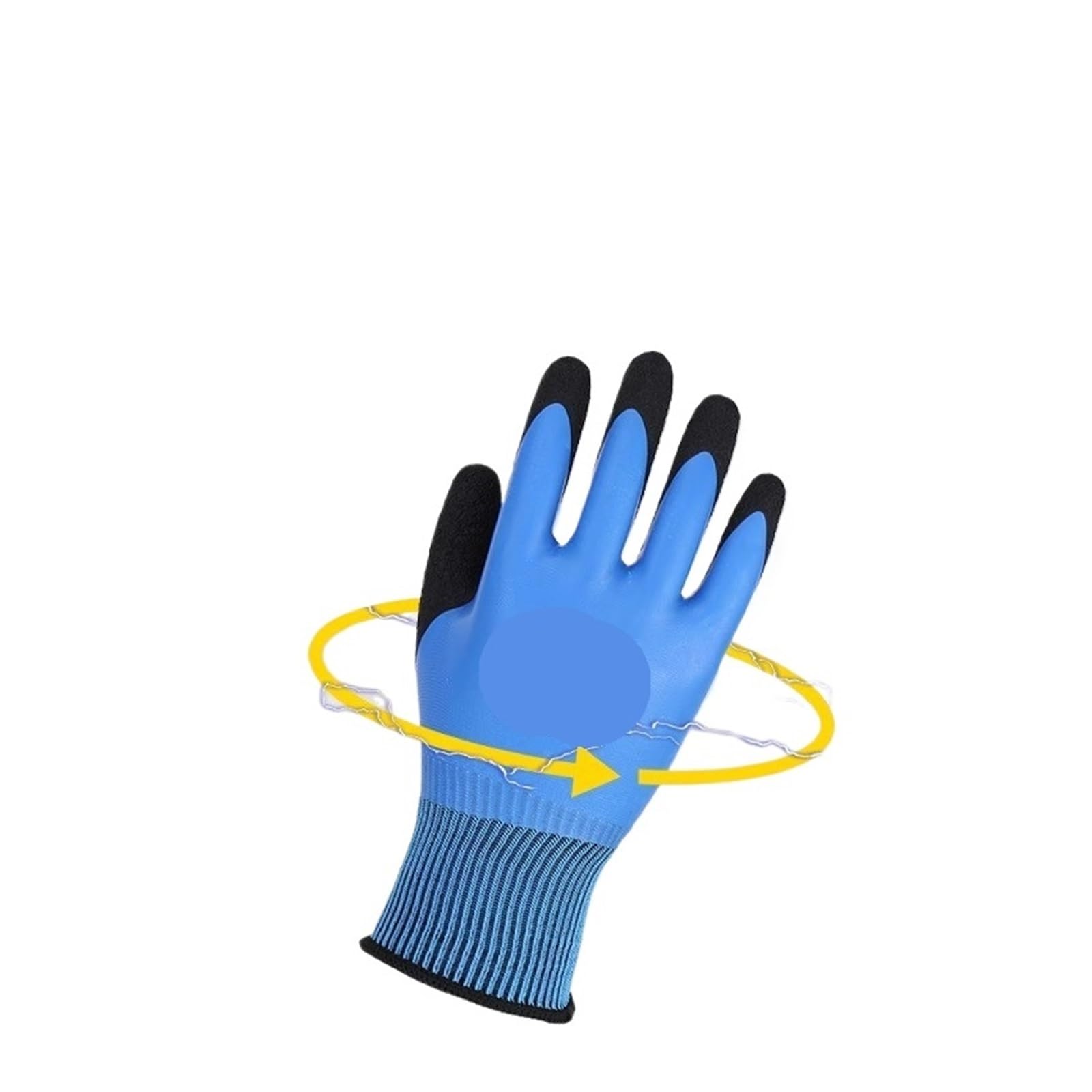 Équipement de protection travailleur d'élasticité élevée d'écran tactile gants isolants d'électricien bleu