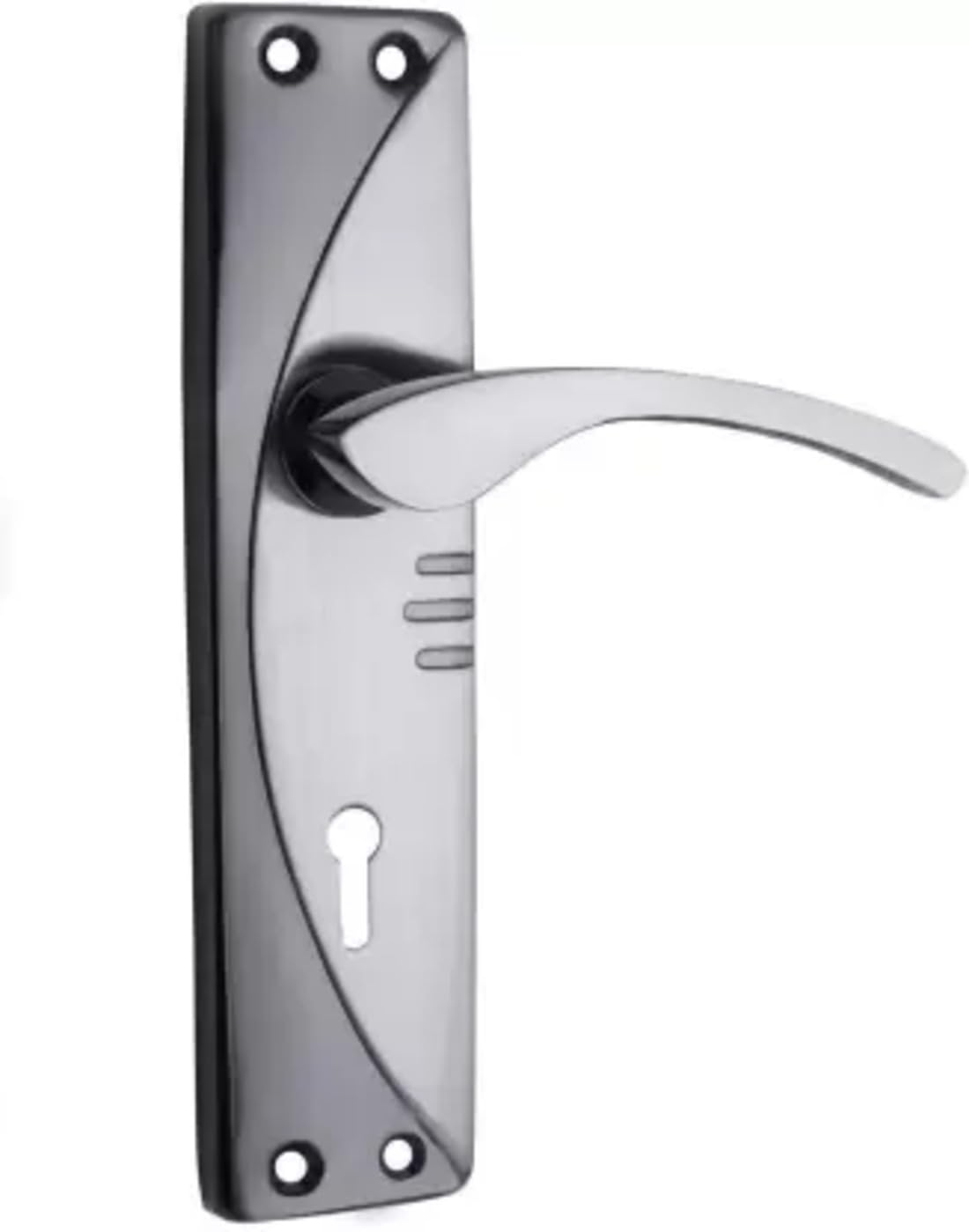 M.L.S Mortice Door Stainless Steel Handle Set with Lock 3 Keys Lock, Bathroom, Bedroom, Living Room, Door Lock Set(Multicolor) (B0D9VMHQCL) Amazon Price History, Amazon Price Tracker