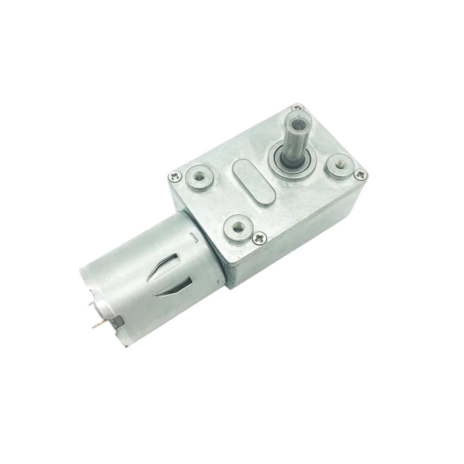 Motor de reducción de Velocidad de Gusano Motorreductor helicoidal JGY-370 de 6 V, Alto par, 12 V CC, Reductor de 12 V y Baja Velocidad, Motor eléctrico con autobloqueo(Package B,23RPM_12V)