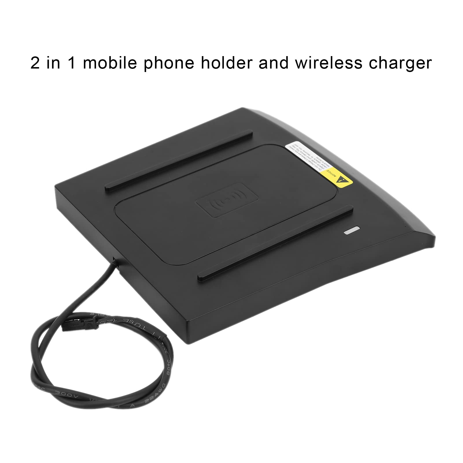 Bezprzewodowa ładowarka 15 W Uchwyt na telefon komórkowy z szybkim ładowaniem pasuje do 2012 2017, nieniszcząca podkładka ładująca typu plug and play z automatycznym wyłączaniem i