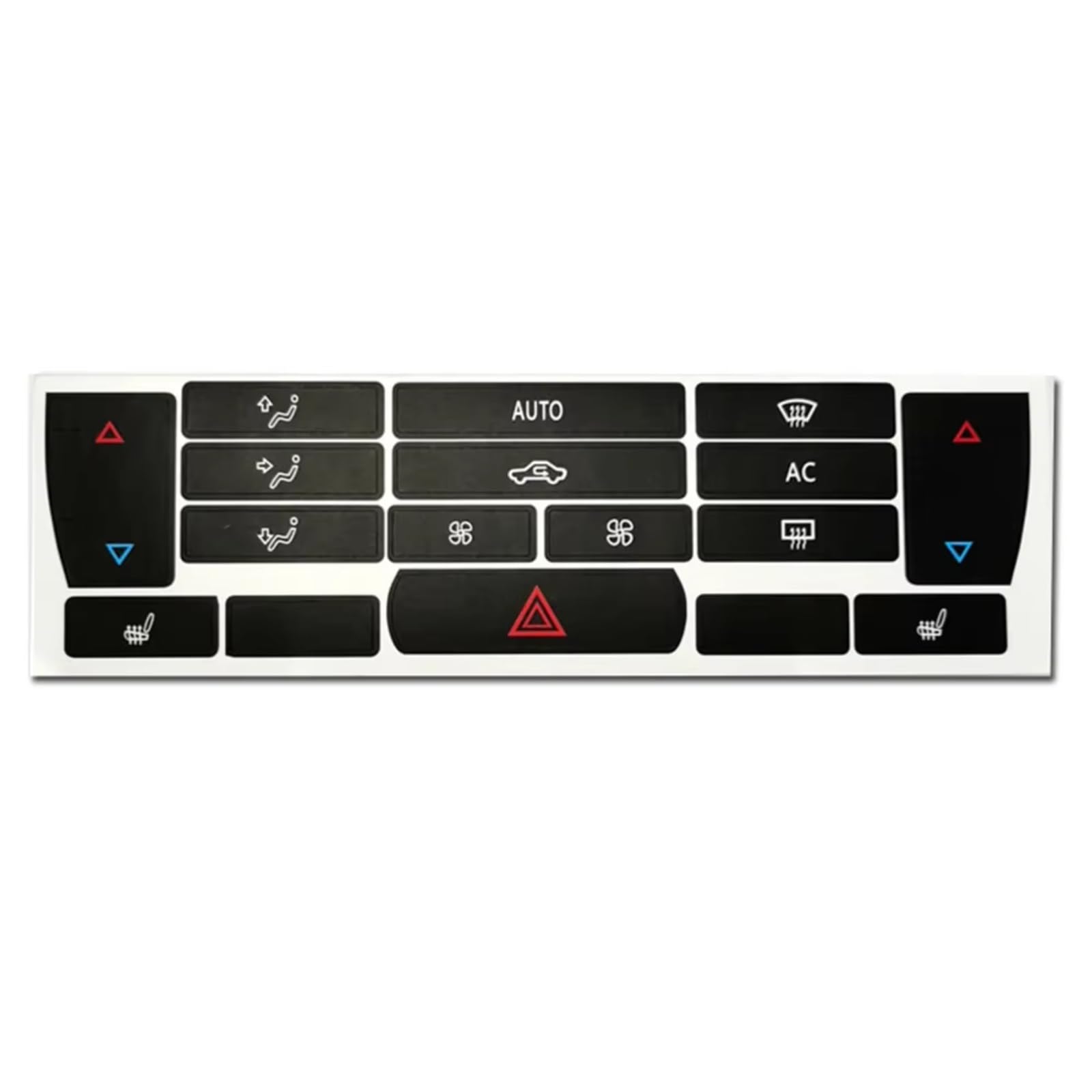 Modification Interior Compatible with SAAB 9-3 2003 2004 2005 2006 2007 Dashboard AC Button Repair Kit Stickers Dash Climate Control Switch Sticker Decals Accessories