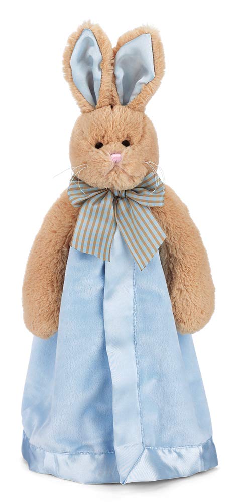 blue bunny security blanket