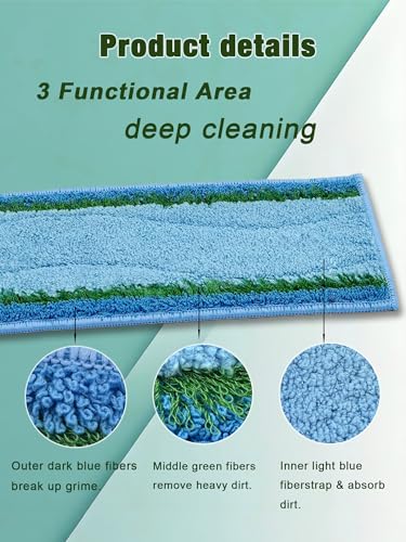 Image of Upgraded M6 Wet Mopping Pads for iRobot Braava Jet M6 Series 6012 /6110 /6112 /6113 Ultimate Robot Mops. Washable & Reusable Microfiber M6 Mop Deep Clean Pads Accessories, 8-Pack