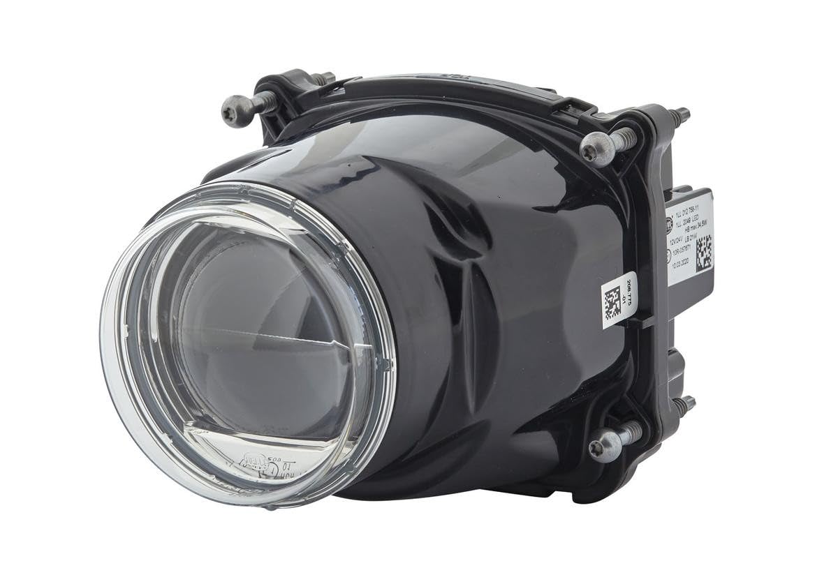 HELLA 1LL 012 758-111 DE/LED-Insert, headlight - 90mm Performance Bi-LED L5570 - 12/24V - round - Fitting/Screw Connection - Lens Colour: Crystal clear - Plug: DEUTSCH plug - left - Quantity: 1