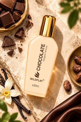 Image of Wildplay Chocolate Spray 30ml Perfume for Men & Women - Sweet, Warm & Inviting Unisex Fragrance with Rich Cocoa Notes, Long-Lasting Scent, Perfect for Everyday & Gifting