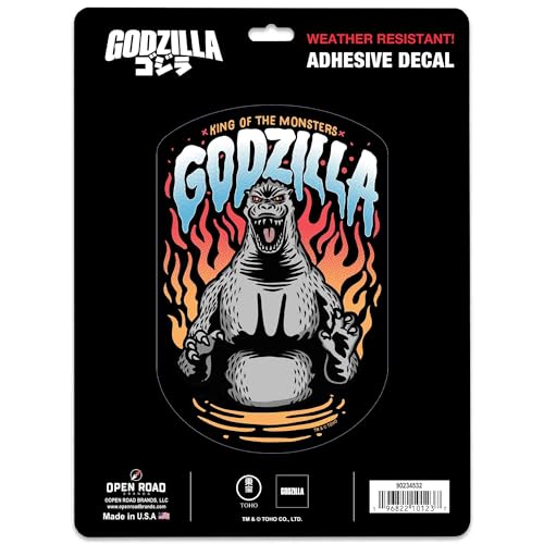 Godzilla King of Monsters Adhesive Vinyl Decal...