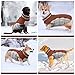 Kuoser wasserdichter Hundemantel, kaltes Wetter Winter warme Jacke für kleine mittelgroße Hunde, kuschelige Hundehemd mit Fleece gefüttert reflektierende Welpen Winterweste, Haustierkleidung