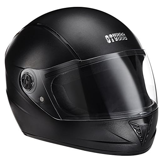 Studds Professional Helmet BK/BStrip (L - Head Size:58CM)