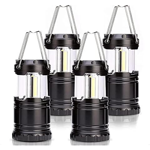 4pcs Portable LED Camping Lanterns by FEZTOY Cover