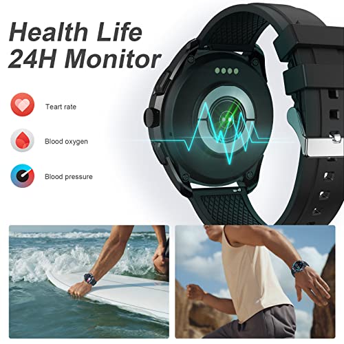 FMK-Smart-Watch-Fitness-Full-Touch-Screen-Watch-for-Men-Call-Dial-and-Text-Notification-Smart-Watch-with-24h-Heart-Rate-Blood-Pressure-Sleep-Monitor-IP67-Waterproof-Pedometer-for-iOS-Android