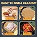 Air Fryer Disposable Paper Liners, 150 Pcs All-Natural, Non-Stick, Oilproof, Waterproof Parchment Paper for 3-5 Qt Air Fryer, Easy Use & Cleanup for Baking, Roasting, Microwave, Steamer (6.3