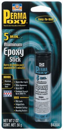 Permatex 84304 PermaPoxy 5 Minute Aluminum Weld Stick - 2 oz.