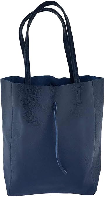 Italian Genuine Leather Shopper Bag Carryall Handbag Shoulder Bag Tote For Women