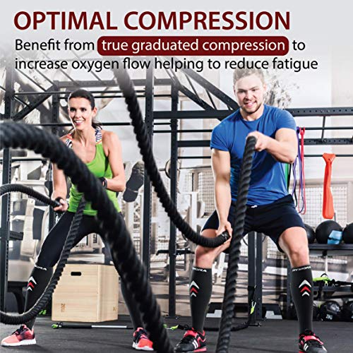 Compression Socks for Men and Women (Graduated Compression, Seamless Toe Seams)4