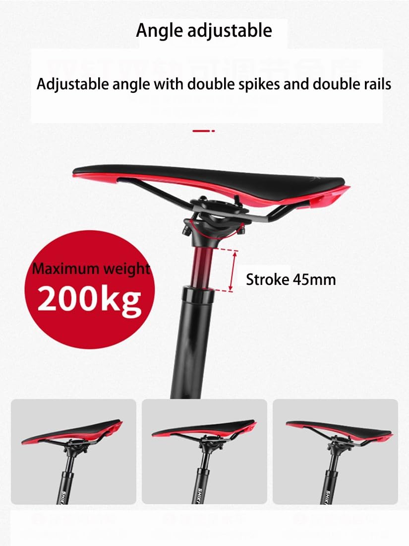 Tige de selle Kalloy Uno - noire - 350 x 29,4 mm - Sport