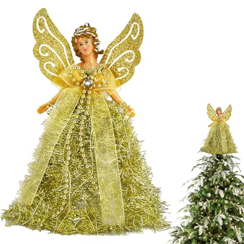 Uozonit Weihnachtsengel Baumspitze - Weihnachtsspitze Engel Figur Mit...
